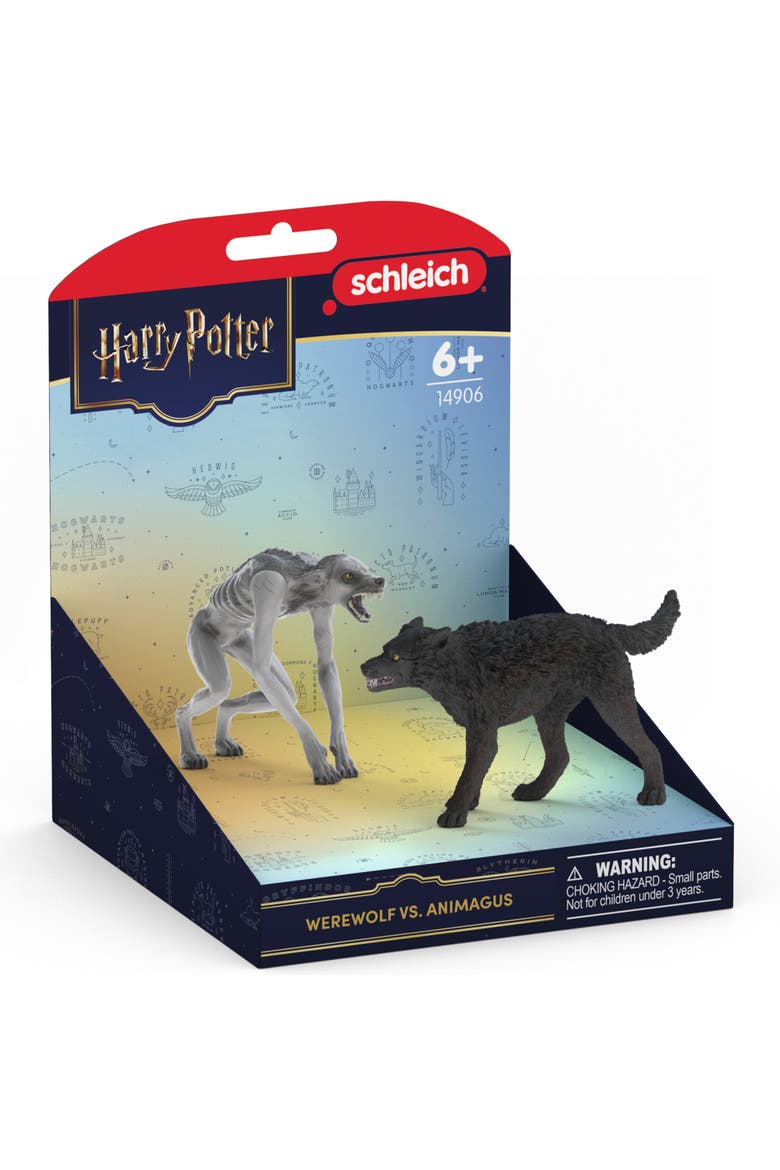 Wizarding World, 2 Figure Set, Werewolf vs Animagus, Kids 6+, Alternate, color, Multicolored