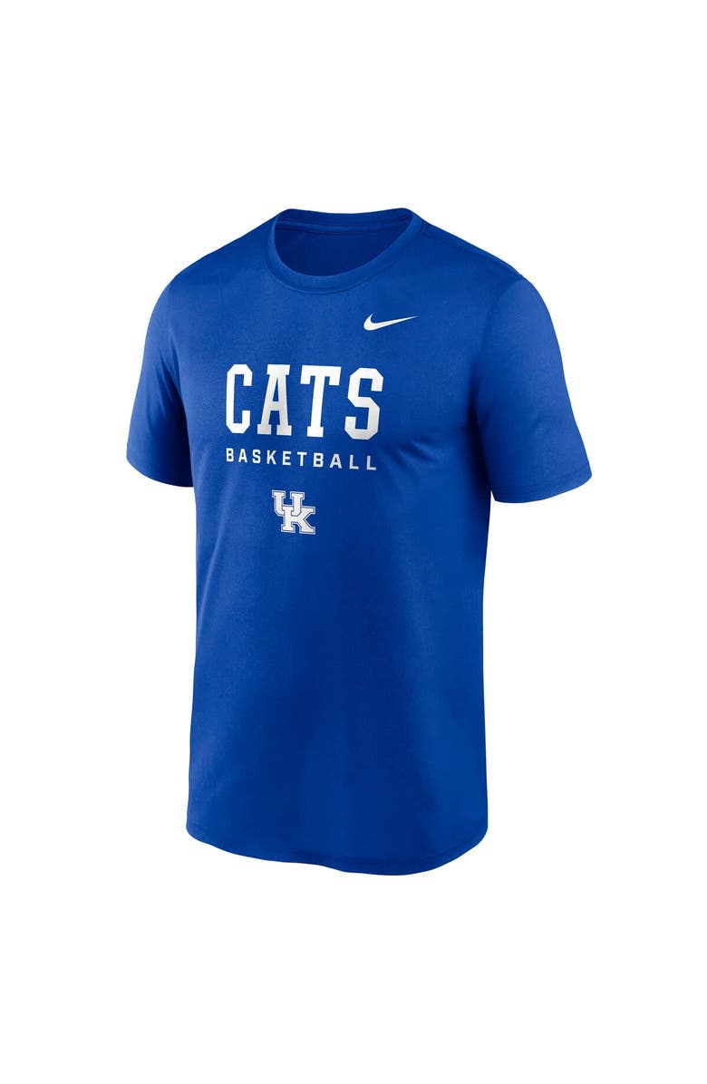 Nike Men's Nike Royal Kentucky Wildcats 2025 Courtside Basketball Legend Dri-FIT T-Shirt, Alternate, color, Royal