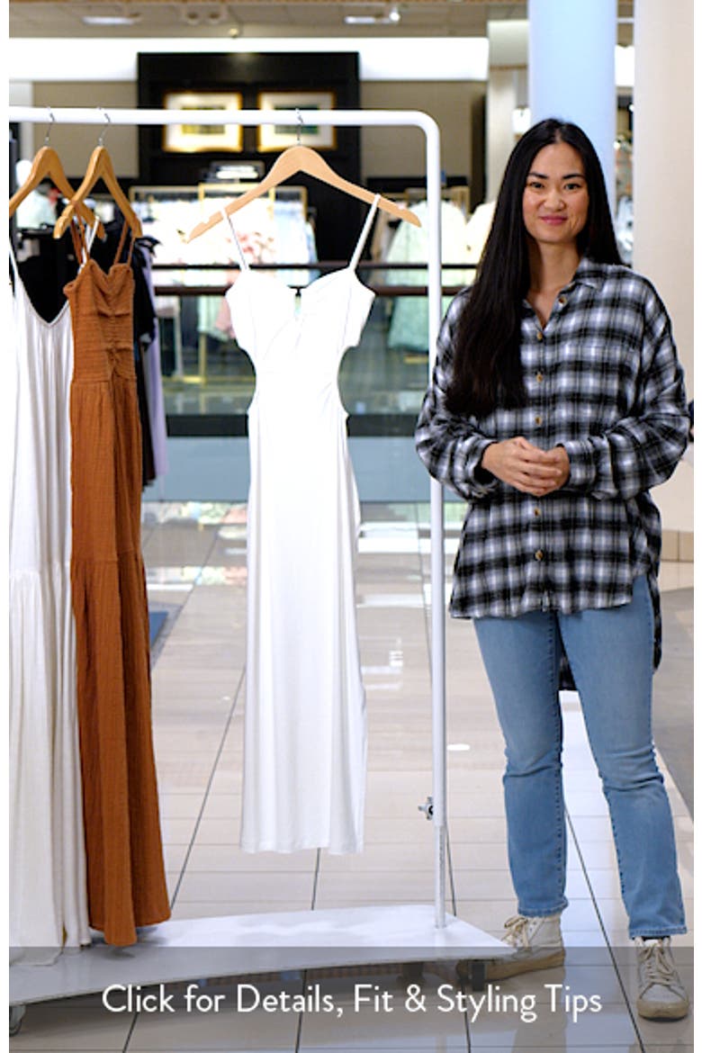 Cameron Cutout Rib Cover-Up Midi Dress video