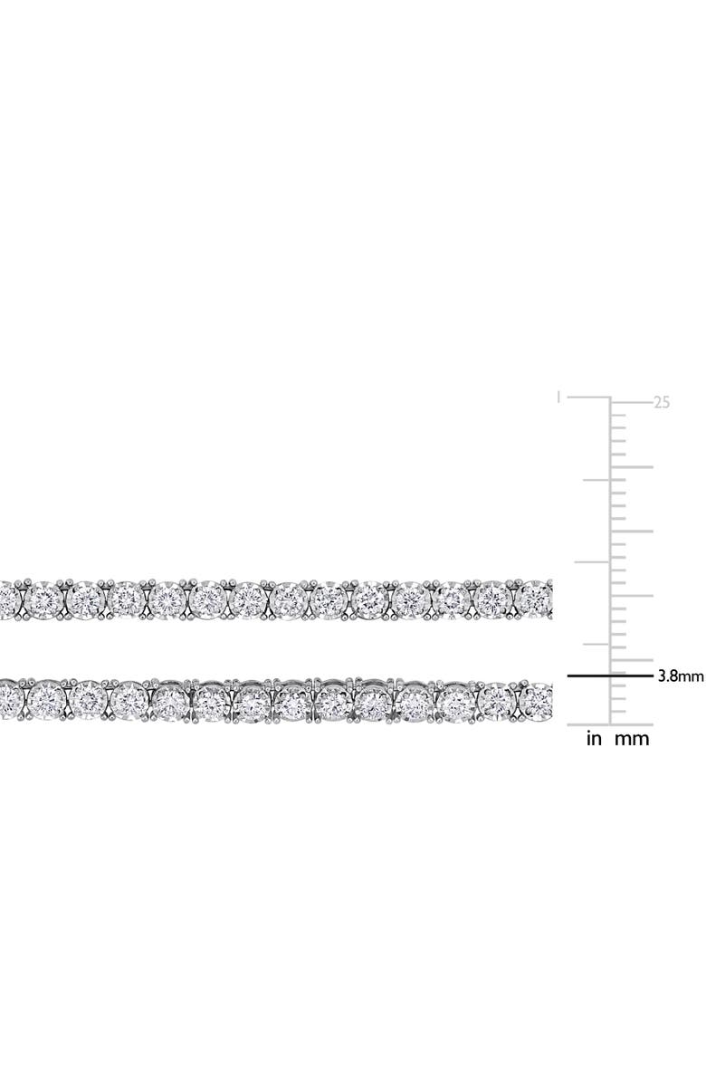 Julianna B. 8 7/8ct. t.w. Lab-Grown Diamond Double Strand Necklace 14k, Alternate, color, White Gold