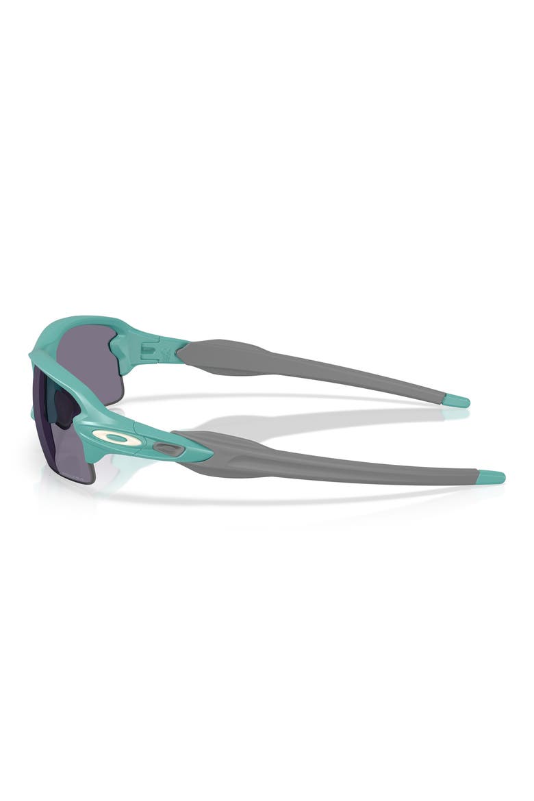 61mm Flak 2.0 Prizm™ Rectangle Sunglasses, Alternate, color, MATTE PACIFIC / PRIZM GREY
