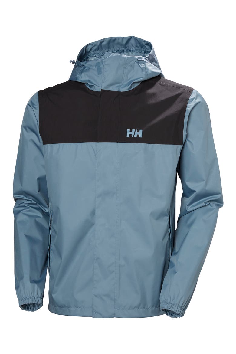 Vancouver Waterproof Hooded Rain Jacket, Alternate, color, WASHED NAVY