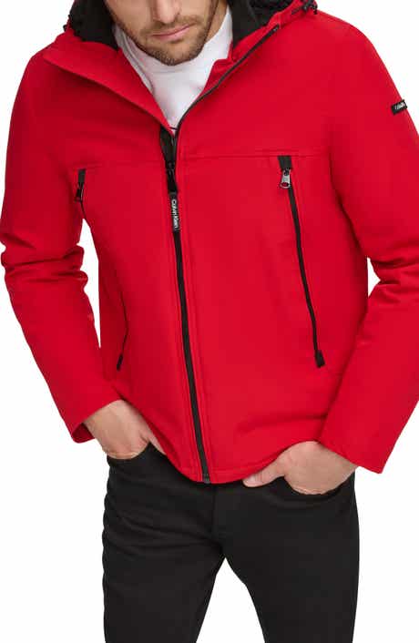 Calvin Klein Faux Shearling Lined Windbreaker Jacket