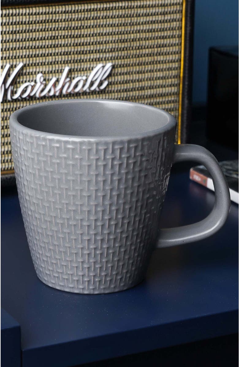 Stone Lain Olivia Stoneware 4-Piece Mug Set, Alternate, color, Gray