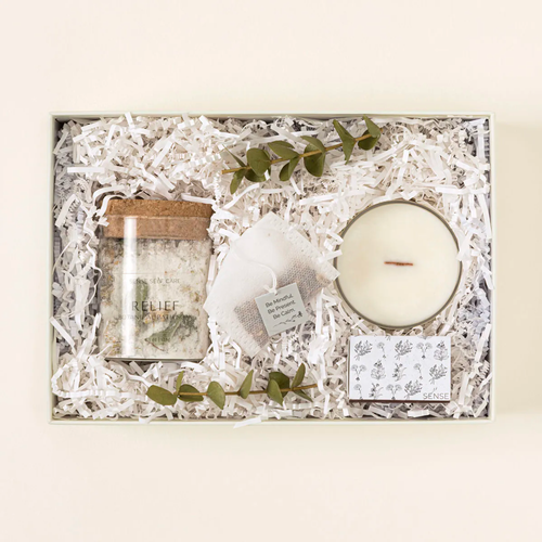 Uncommon Goods Soothing Eucalyptus Meditation Bath Set By Sense Self Care In Multi