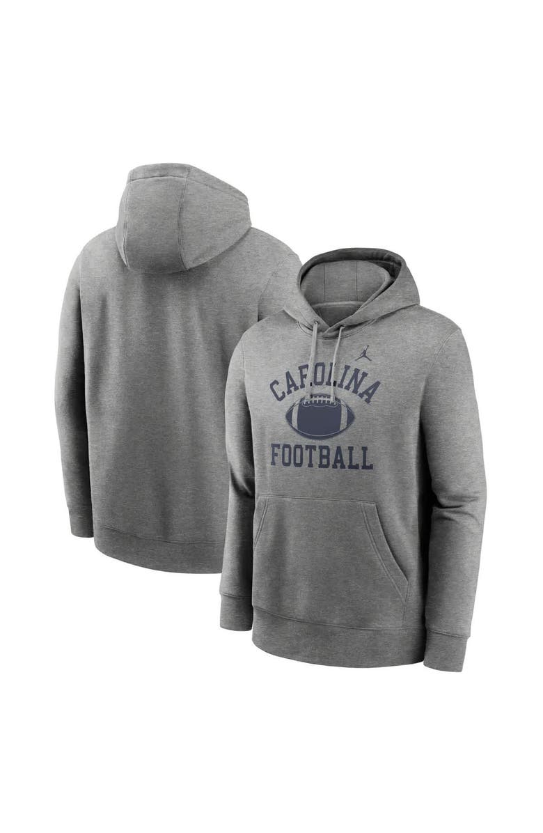 Jordan Brand Men's Jordan Brand Heather Gray North Carolina Tar Heels Belichick Hoodie, Main, color, Heather Gray