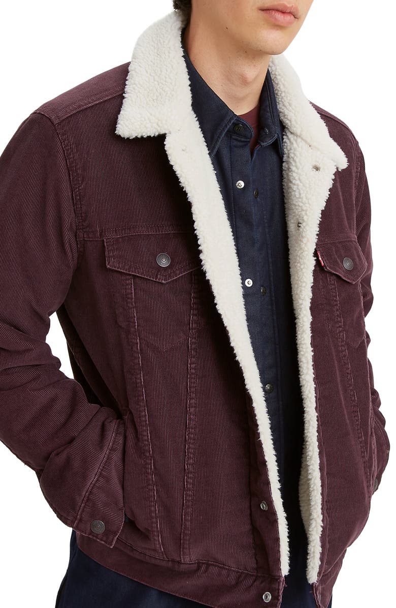 Levi's<sup>®</sup> Type 3 Fleece Lined Trucker Jacket, Alternate, color,