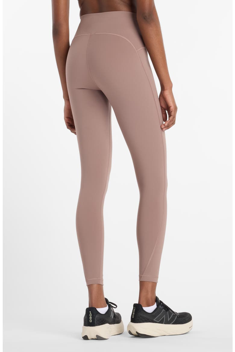 RC Performance High Waist Leggings, Alternate, color, BROWN