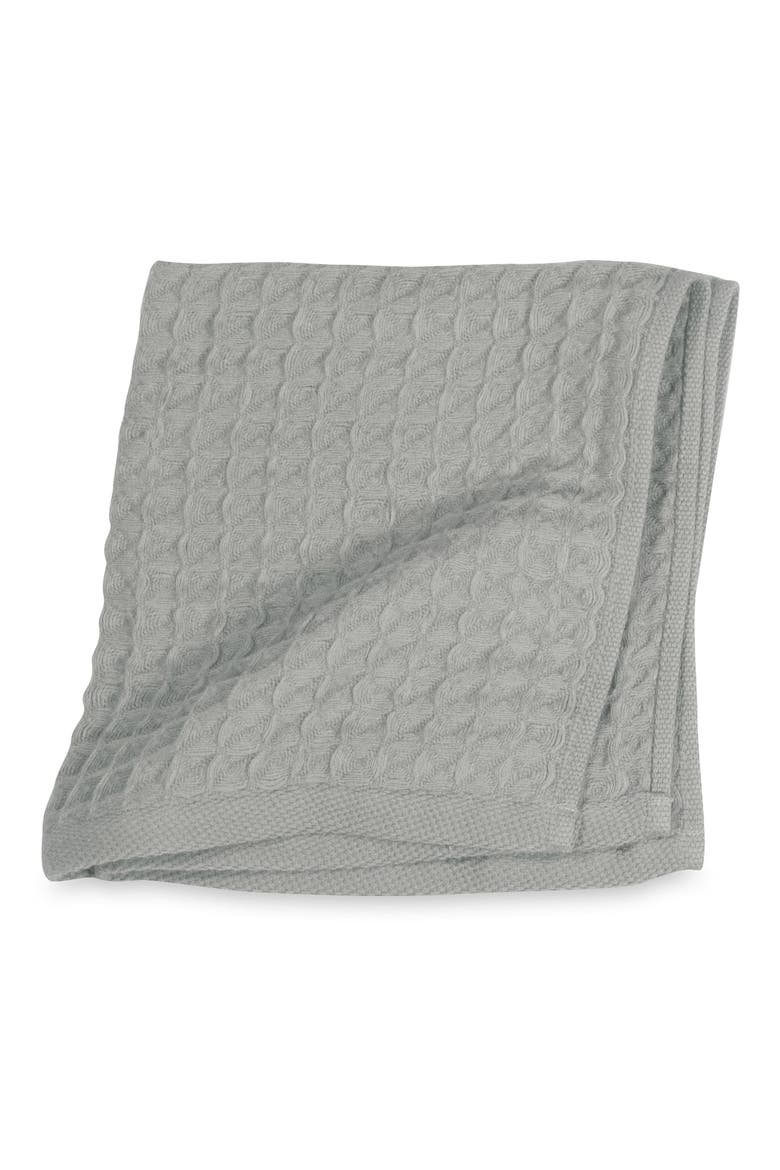 Air Waffle Washcloth, Main, color, GREY