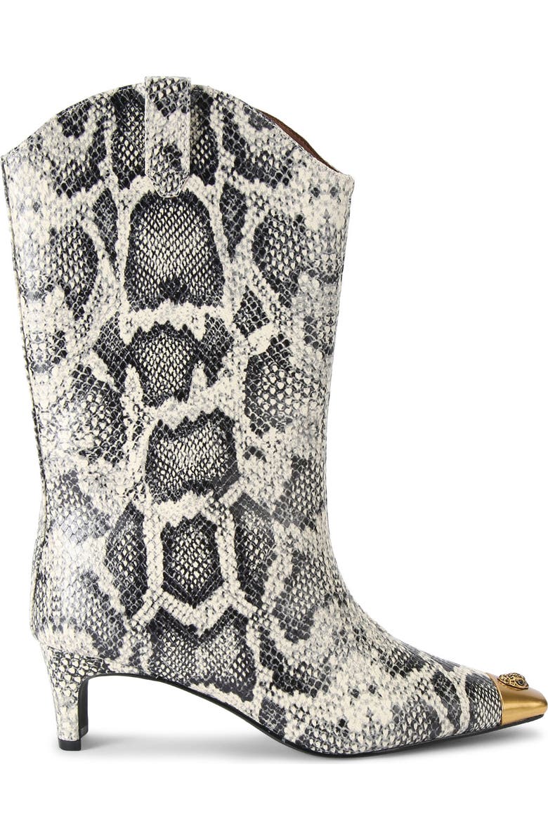 Kurt Geiger London Regent Snakeskin Print Boot, Main, color,