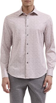 Bugatchi James OoohCotton® Floral Button-Up Shirt