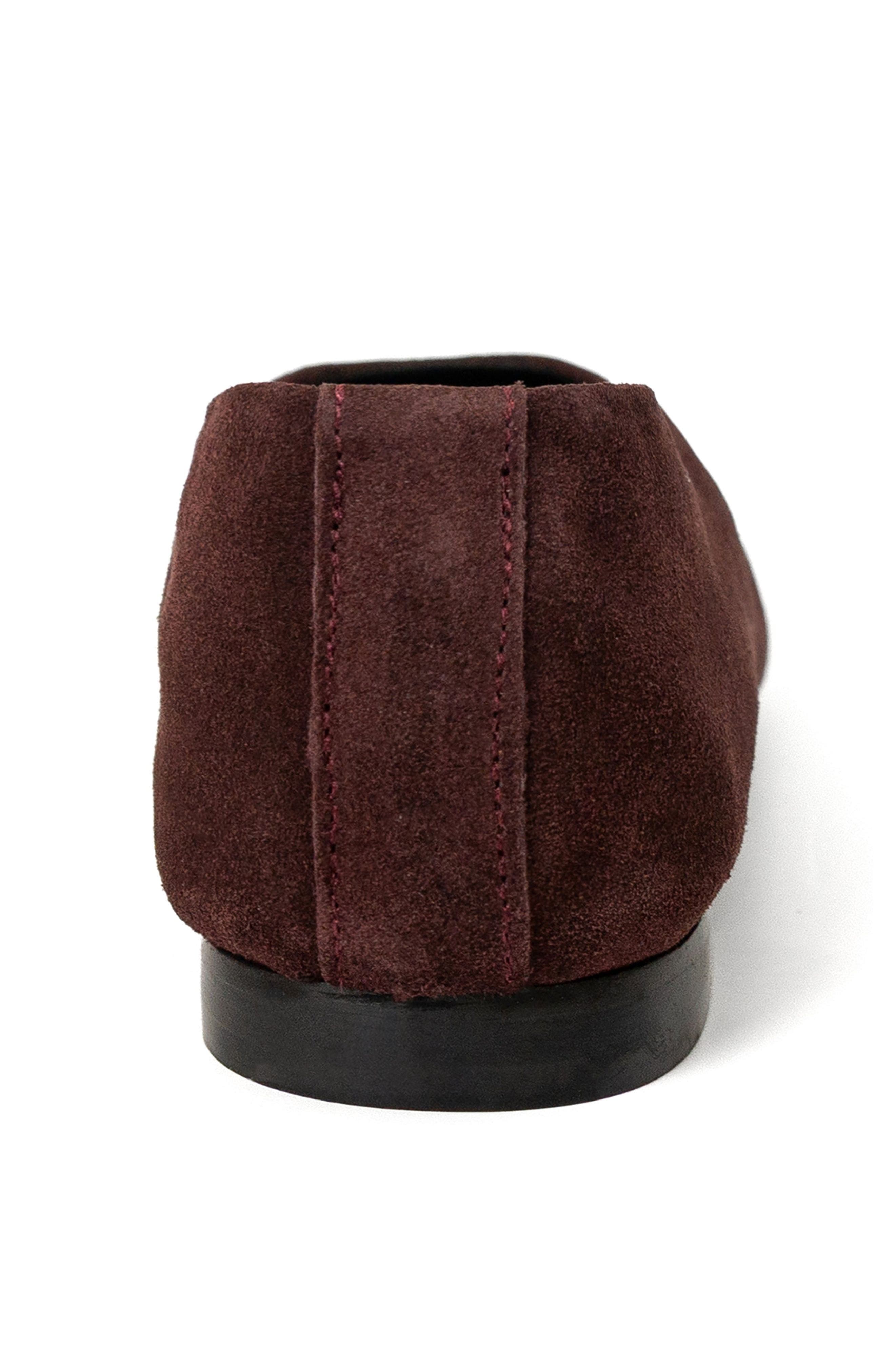 Menina Step Lucrecia Suede Ballet Flat, Alternate, color, Burgundy