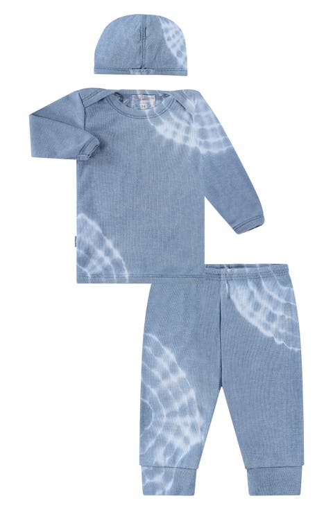 Ribbed Top, Joggers & Cap Set (Baby)