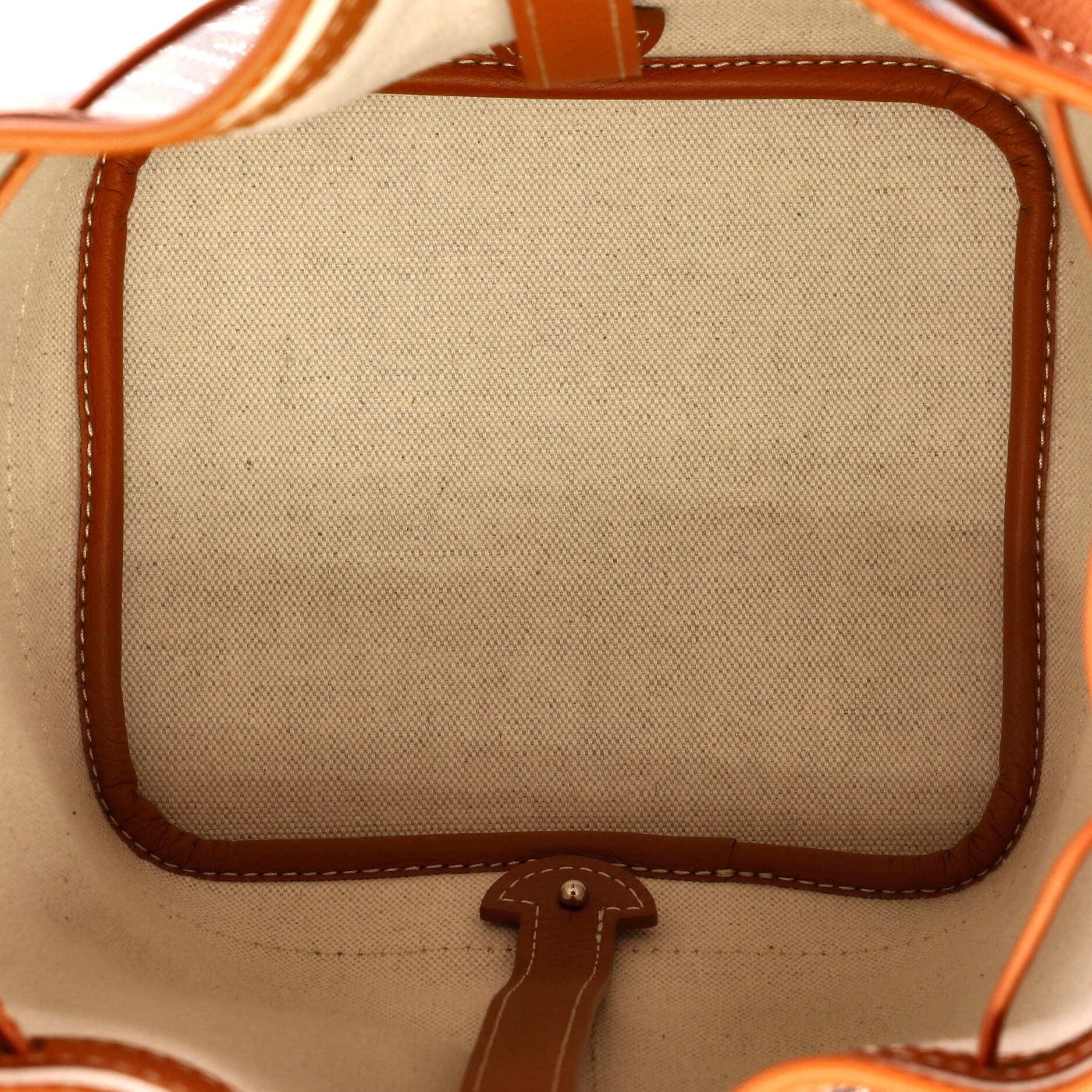 Petit Flot Bucket Bag Coated Canvas PM, Alternate, color, Brown