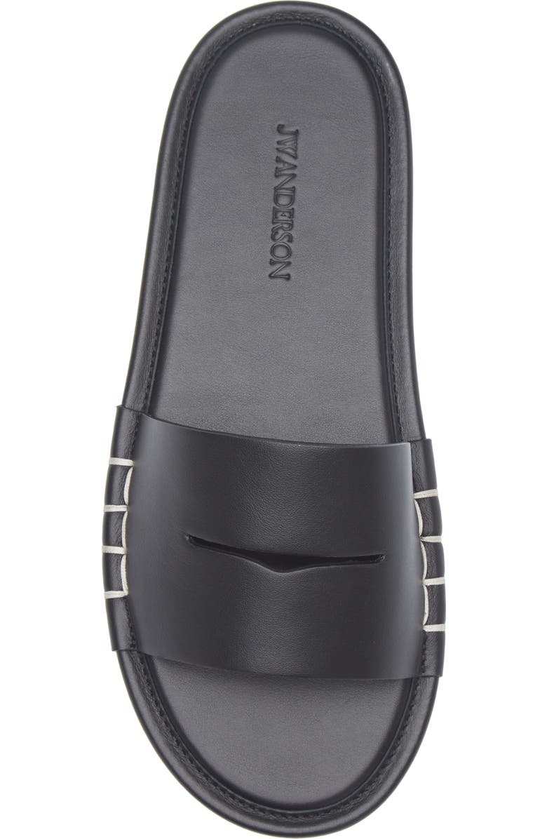 JW Anderson Loafer Slide Sandal, Alternate, color, 999 Black