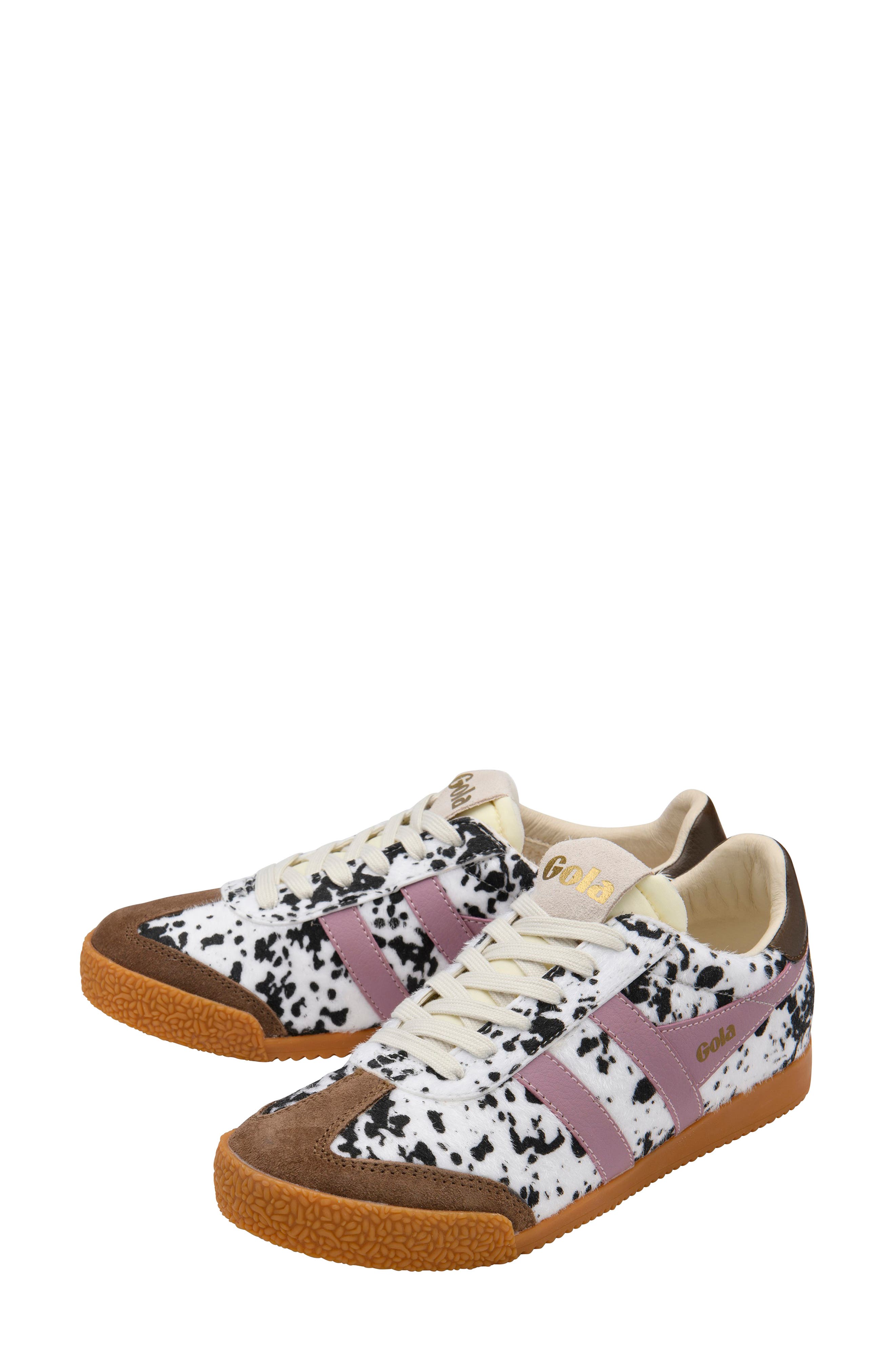 Gola Elan Sneaker, Alternate, color, Dalmation/Otter/Candy