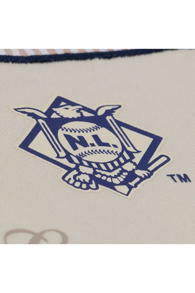 Women's Mitchell & Ness  Cream Los Angeles Dodgers Cooperstown Yacht Rock Boxy Cropped T-Shirt, Alternate, color, Cream