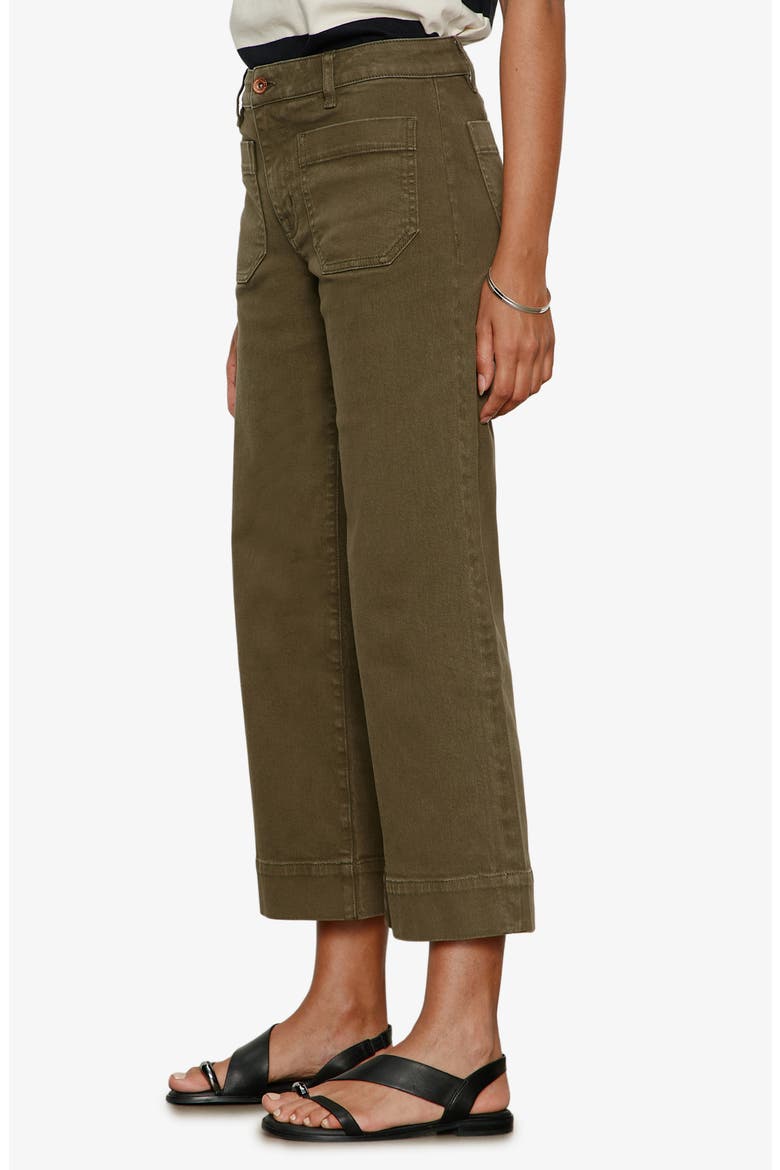The Marine Crop Denim Pants, Alternate, color, FATIGUE