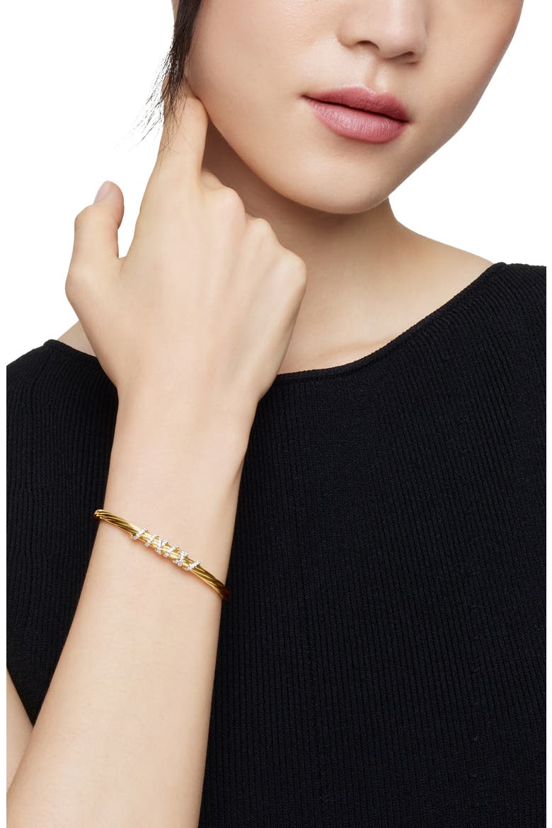 Helena Center Station Bracelet in 18K Yellow Gold with Diamonds, Alternate, color, GOLD/ DIAMOND