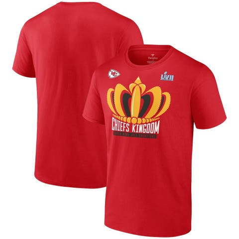 Men's Fanatics Branded Red Kansas City Chiefs Super Bowl LVII Champions Big & Tall Hometown Last Standing T-Shirt