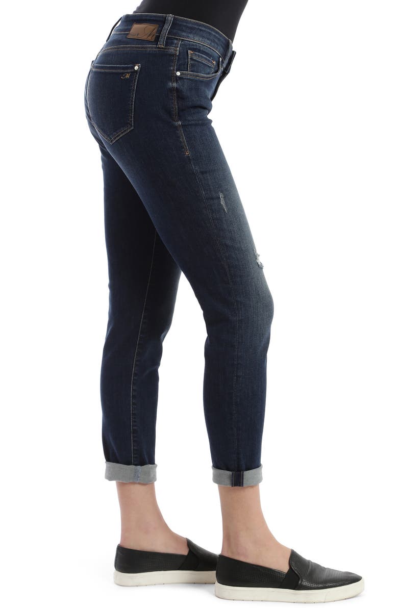 Mavi Jeans Ada Distressed Boyfriend Jeans, Alternate, color, 