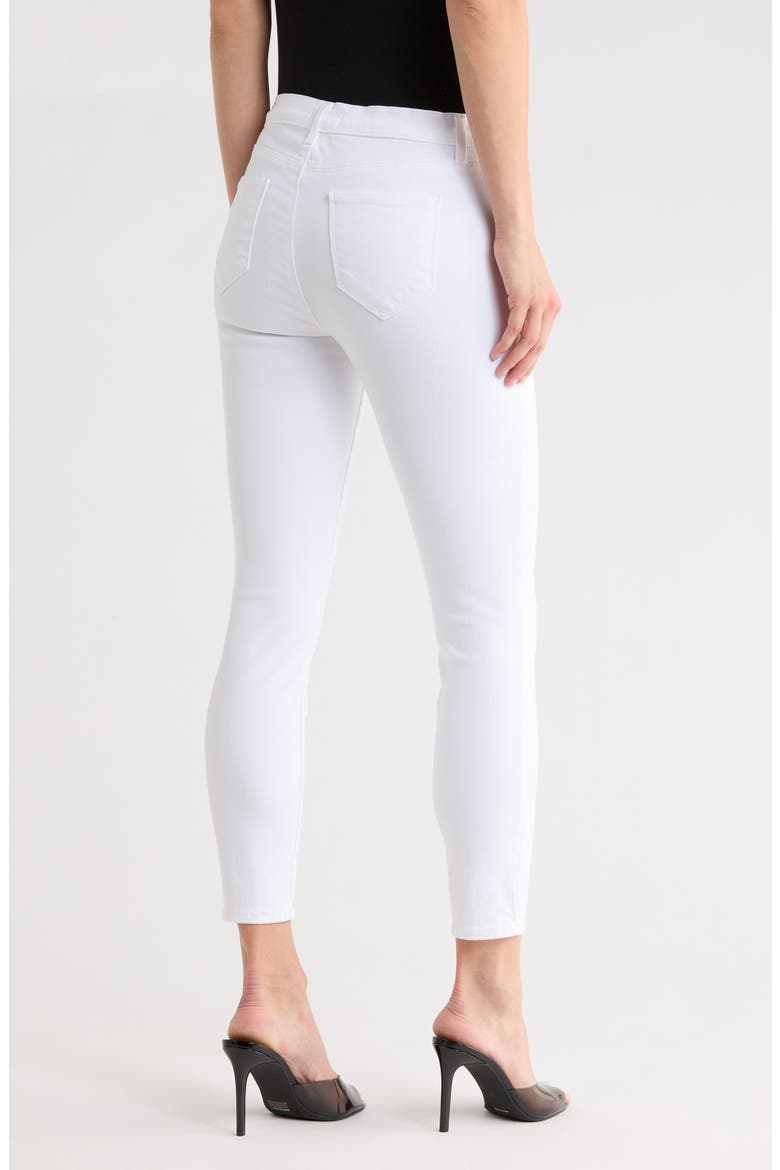 Margot Crop Skinny Maternity Jeans, Alternate, color, BLANC