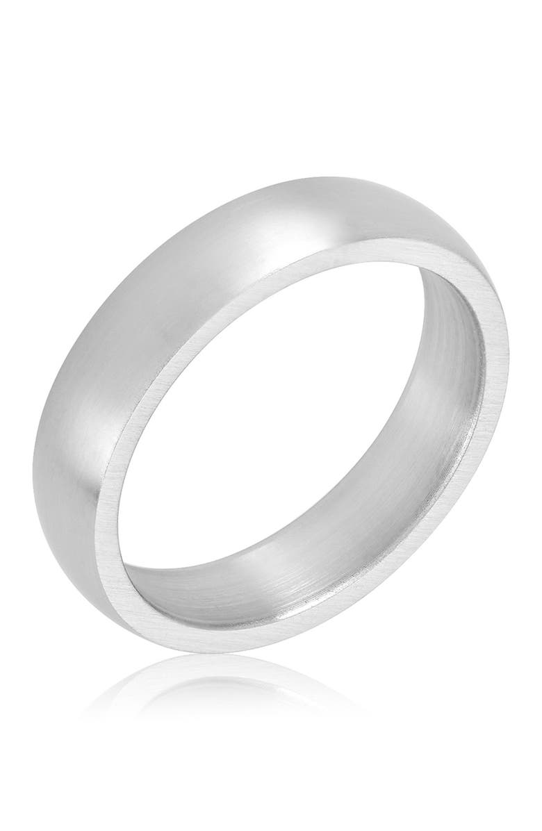 Adornia Classic Matte Band Eternity Ring, Main, color,