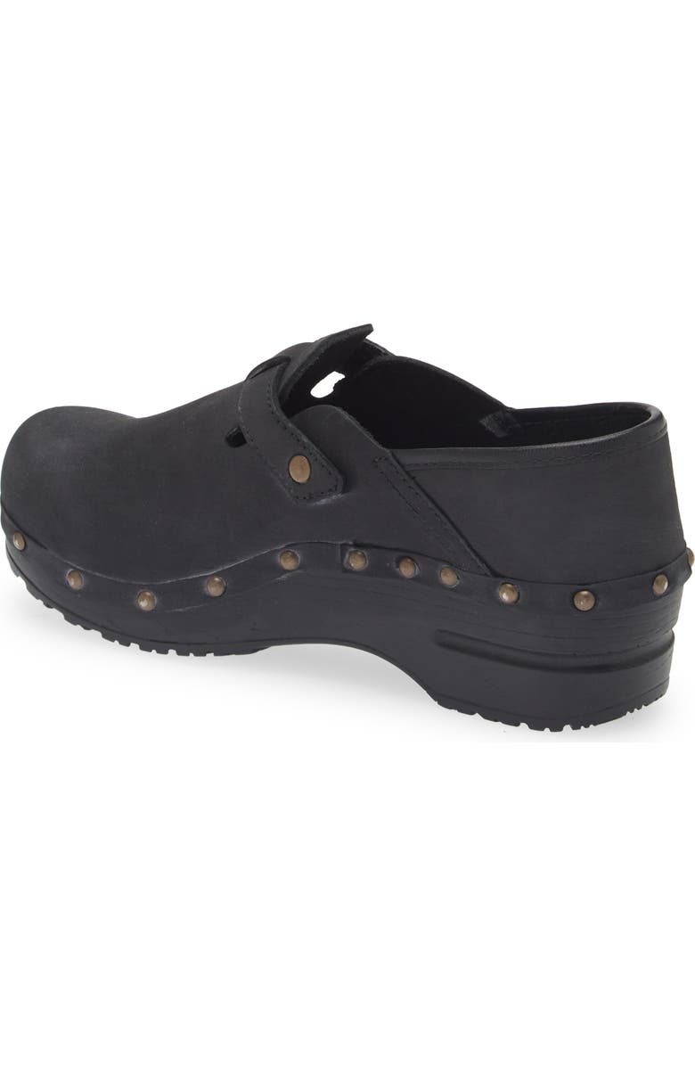 Sanita Ramone Floral Print Clog, Alternate, color, Black