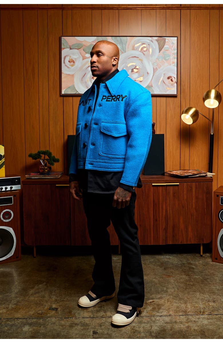 SAINT PERRY The Love Boxy Jacket, Alternate, color, Blue