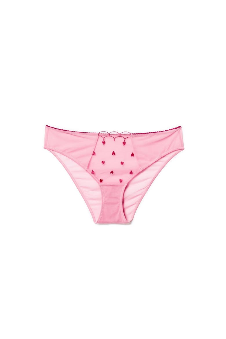 Caroline High Cut Panties, Alternate, color, Medium pink
