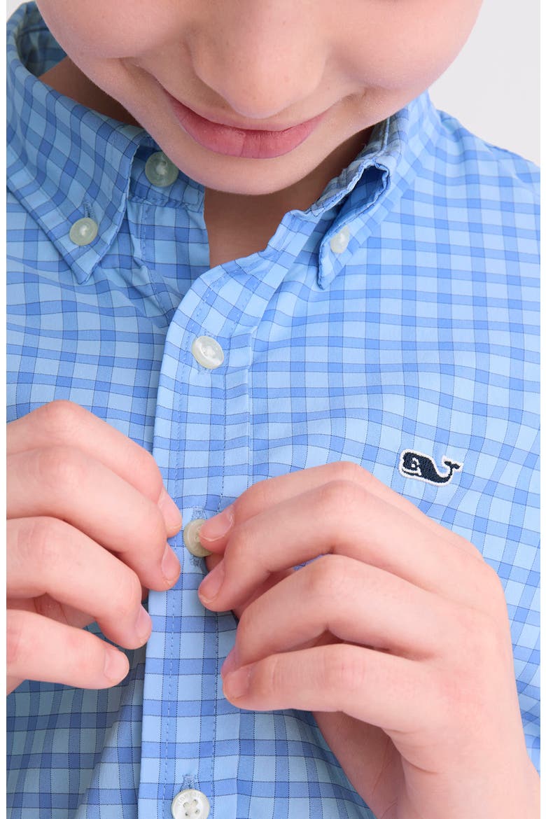 Kids' Lemon Shark Featherweight Performance Button Down Shirt, Alternate, color, K047 JAKE