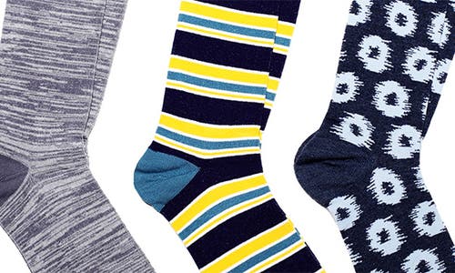 Unsimply Stitched Assorted 3-pack Of Crew Socks In Multi
