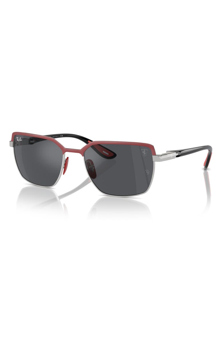 Ray-Ban x Ferrari Scuderia 58mm Square Sunglasses, Alternate, color,