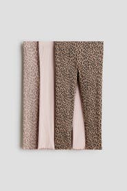 H&M 3-pack Ribbed Cotton Leggings