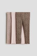 H&M 3-pack Ribbed Cotton Leggings