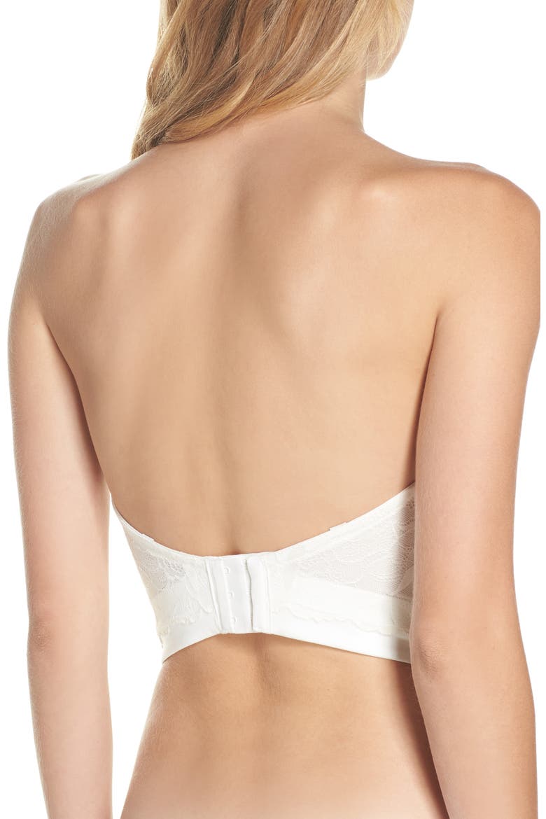 Sensuelle Convertible Underwire Bustier, Alternate, color, IVORY