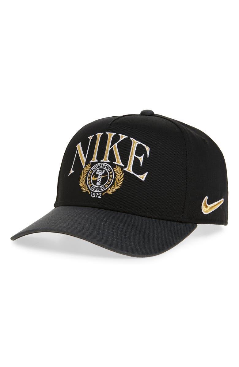 Nike Rise Snapback Baseball Cap, Main, color, Black/ Anthracite/ Black