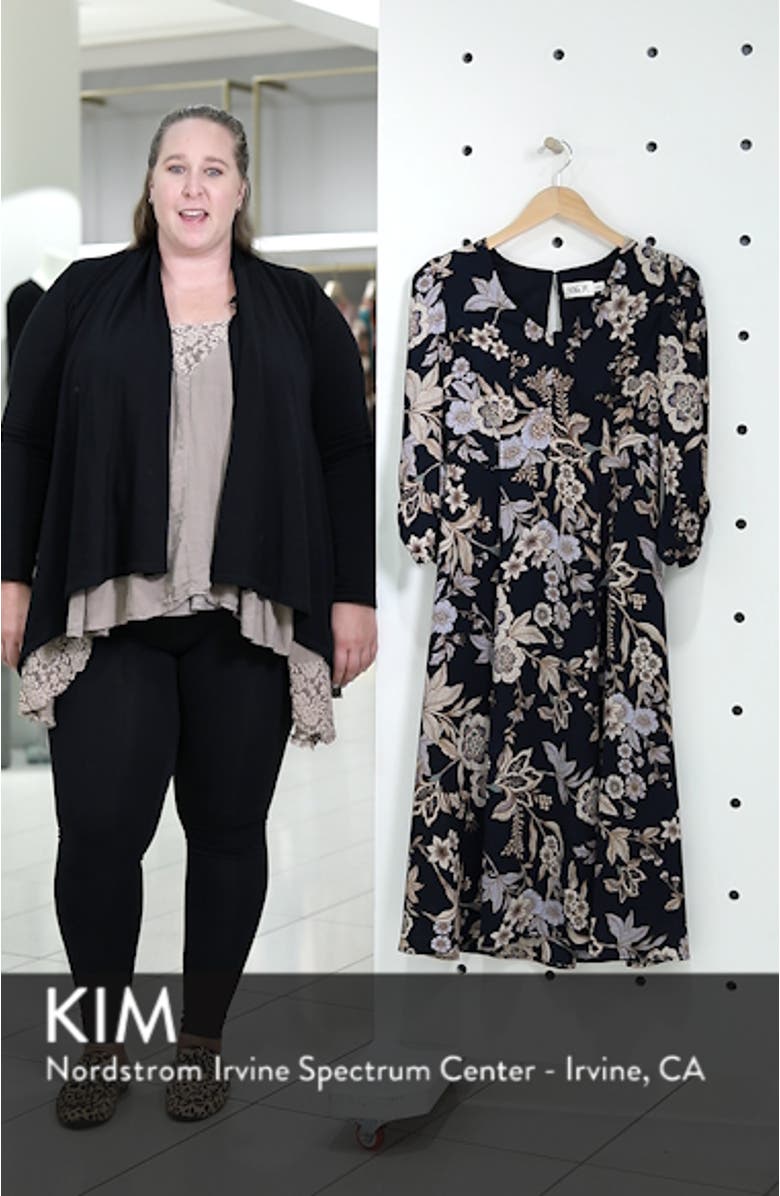 Floral Midi Dress, sales video thumbnail