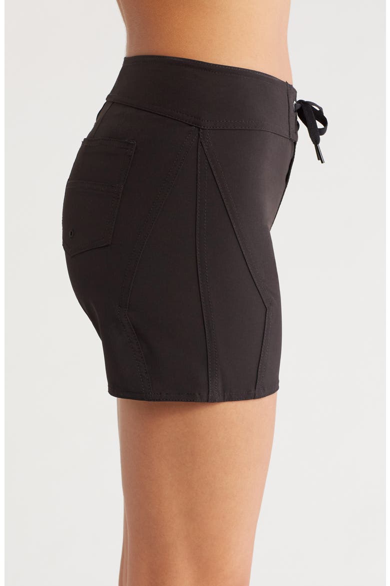 Simply Solid 5-Inch Board Shorts, Alternate, color, BLACK