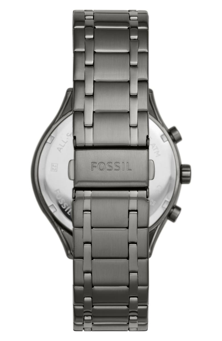 Fossil Fenmore Three Hand Quartz Bracelet Watch, 44mm, Alternate, color, 