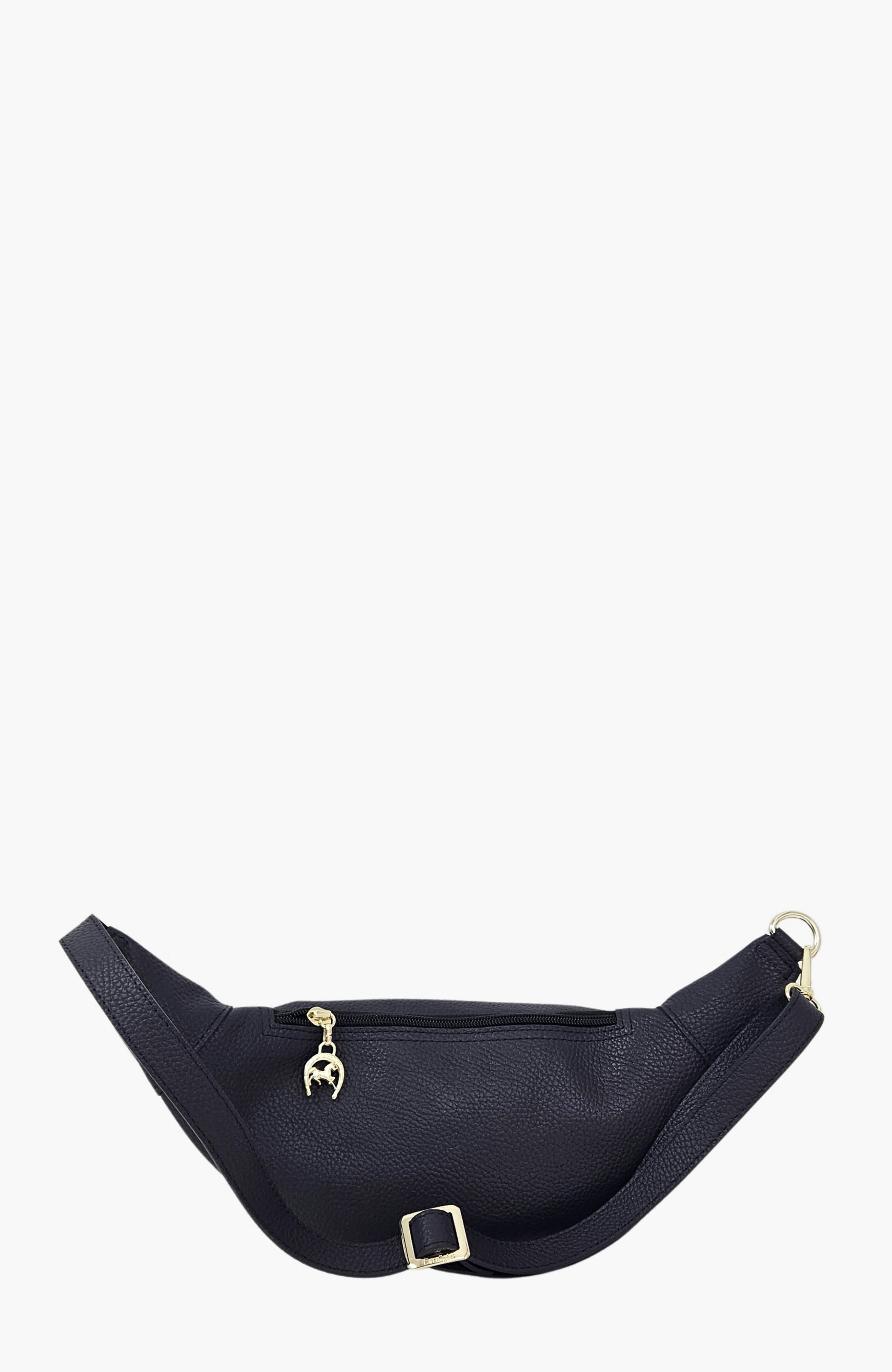 Muse 219 Pebbled Leather Sling Bag, Alternate, color, Ocean Blue
