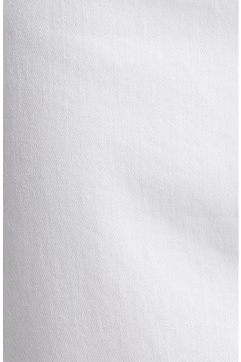 Side Slit Midi Denim Skirt, Alternate, color, WHITE