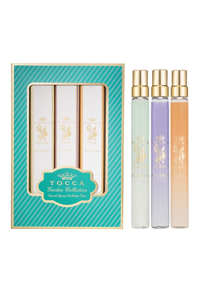 Travel Spray Perfume Trio Gift Set $96 Value, Main, color, NO COLOR