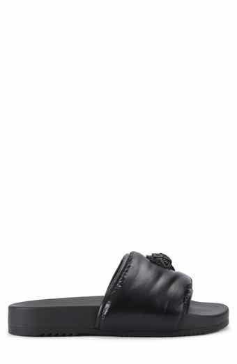 Eagle Head Puff Slide Sandal