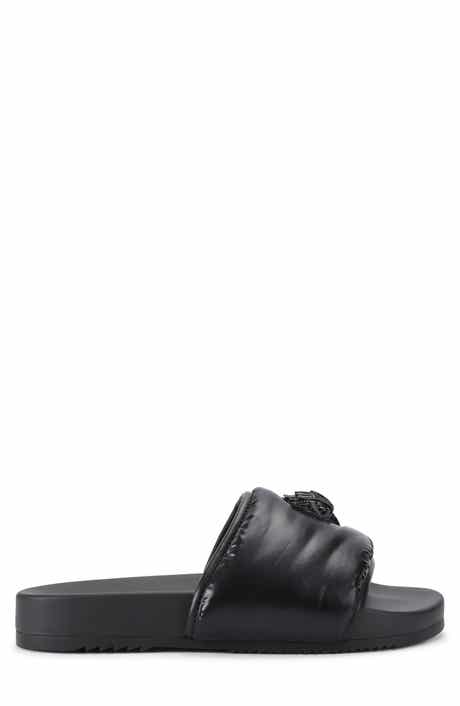 Eagle Head Puff Slide Sandal