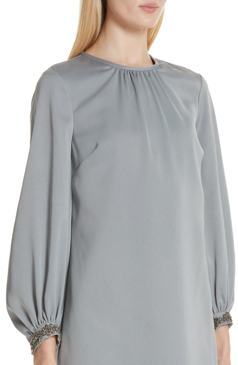 Ted Baker London Joele Embellished Cuff Shift Dress, Alternate, color, 