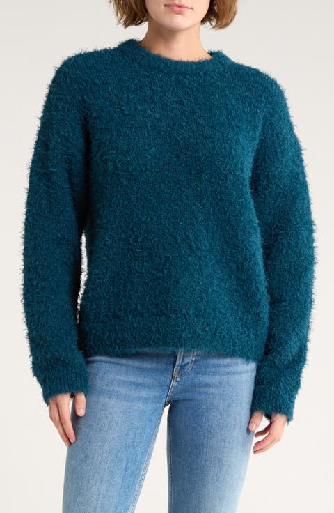 Oversize Eyelash Knit Sweater