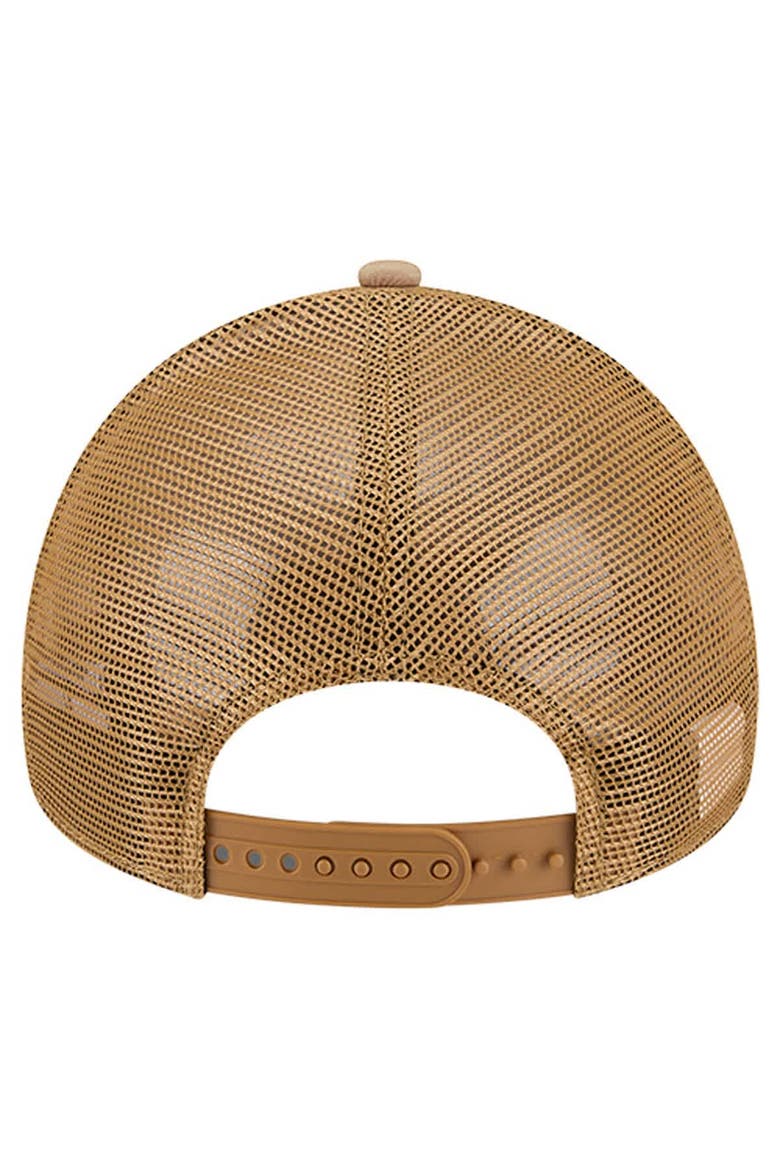 Men's New Era  Tan Las Vegas Raiders Wheat Camo 9FORTY Adjustable Hat, Alternate, color, Tan