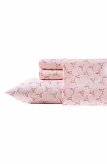 Steer Skull Print Microfiber Sheet Set