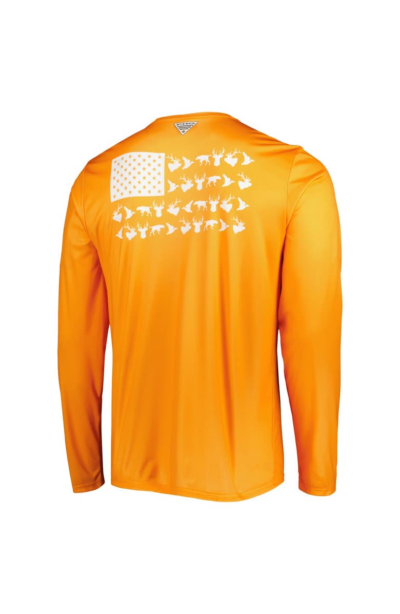 Columbia Men's Columbia Tennessee Orange Tennessee Volunteers Terminal Shot Omni-Shade Omni-Wick Long Sleeve T-Shirt, Alternate, color, 